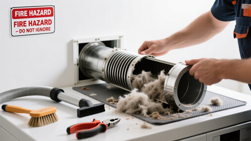 Dryer Vent Clogged? Fix It Before Fire Risk Builds