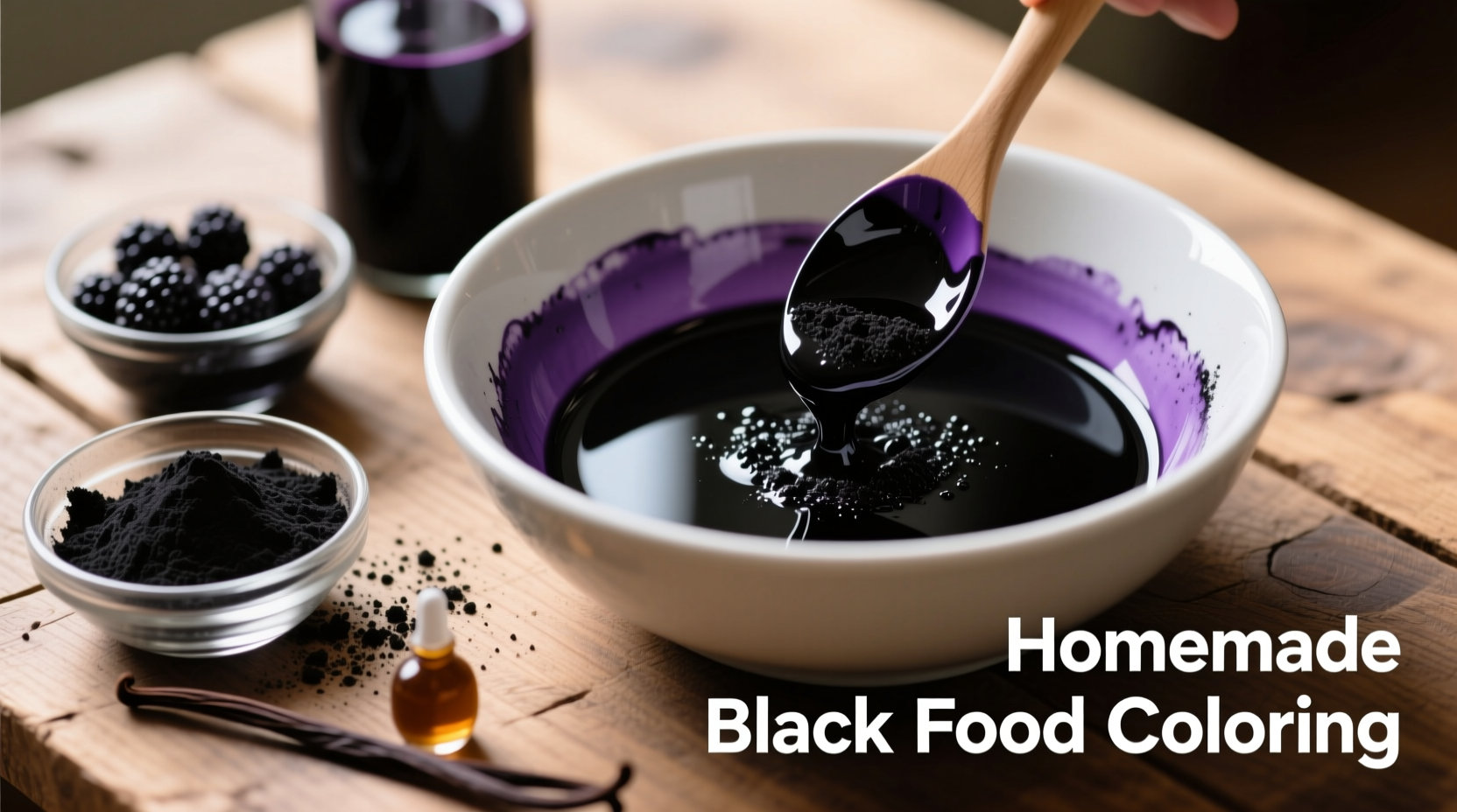 how can you make black food coloring