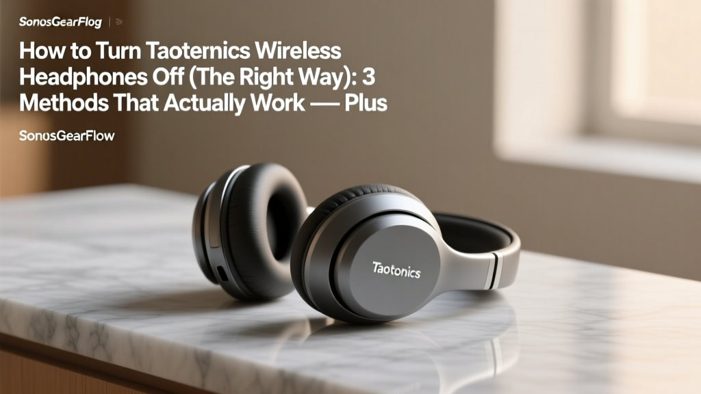 Taotronics Wireless Headphones Off: 3 Working Methods (2026)