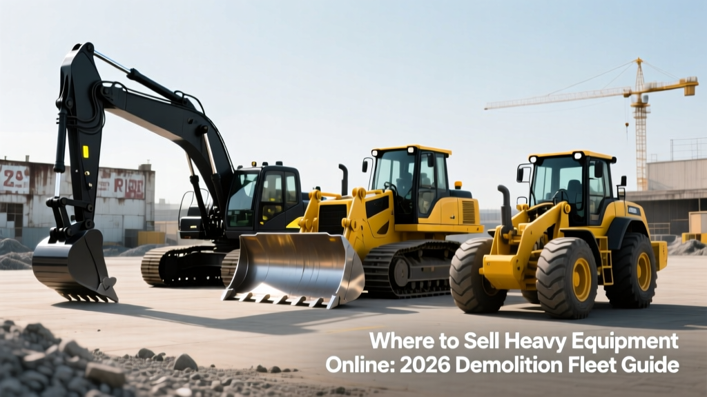 Where to Sell Heavy Equipment Online: 2026 Demolition Fleet Guide