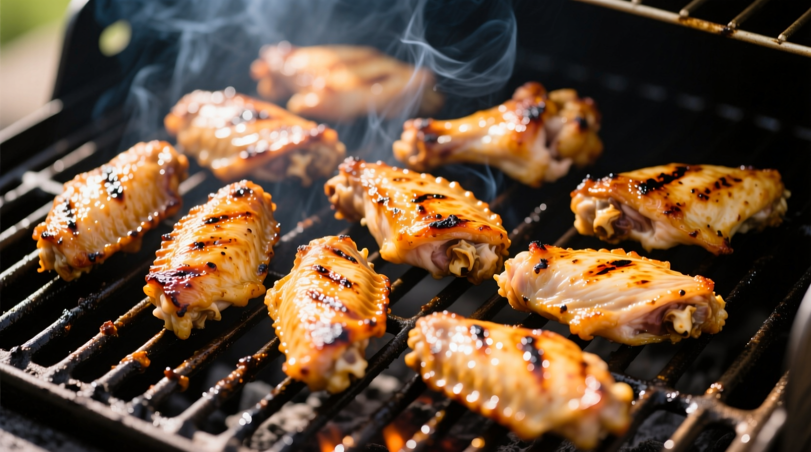 how long to cook chicken wings on grill