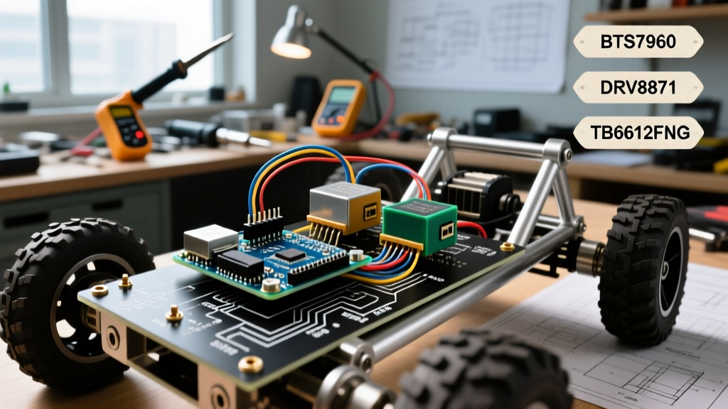 Motor Driver Arduino Integration for High-Torque Rovers