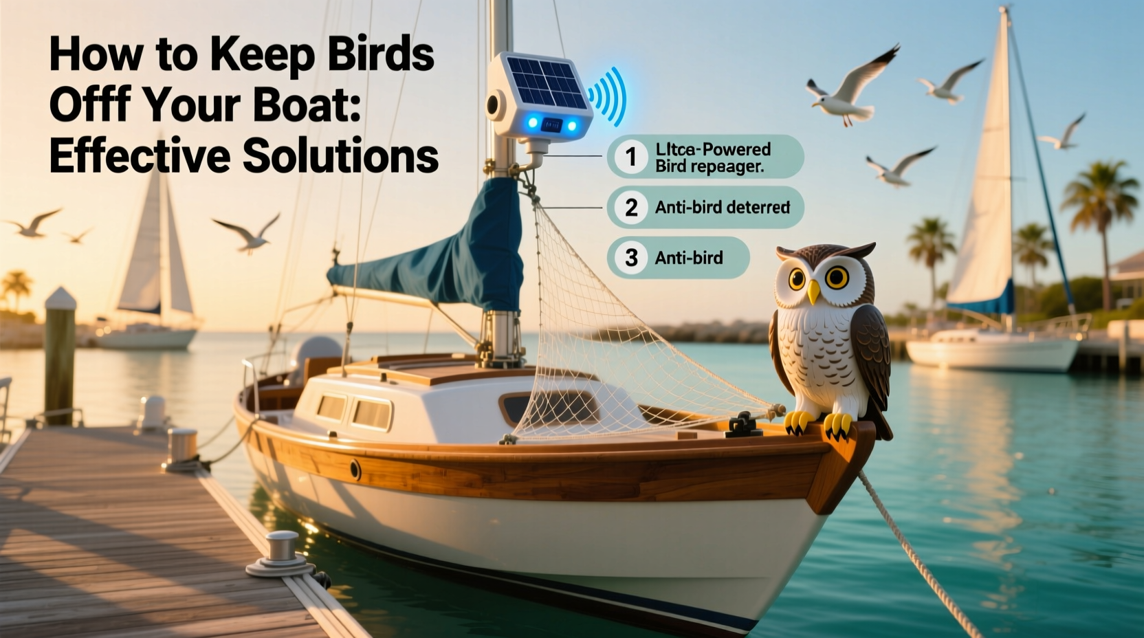 How to Keep Birds Off Your Boat: Effective Solutions