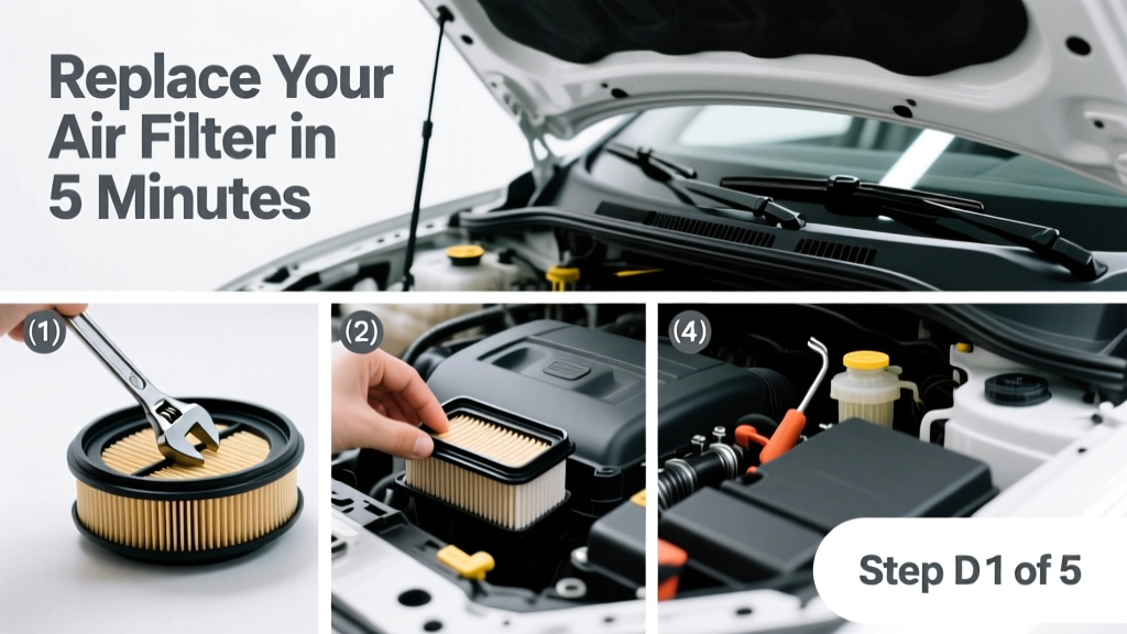 How to Replace Your Engine Air Filter (5-Minute DIY)