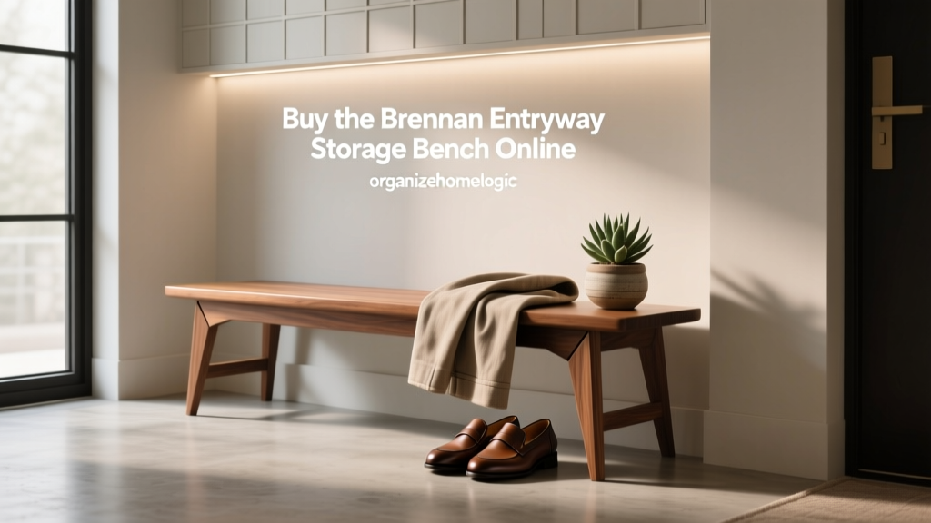Buy the Brennan Entryway Storage Bench Online
