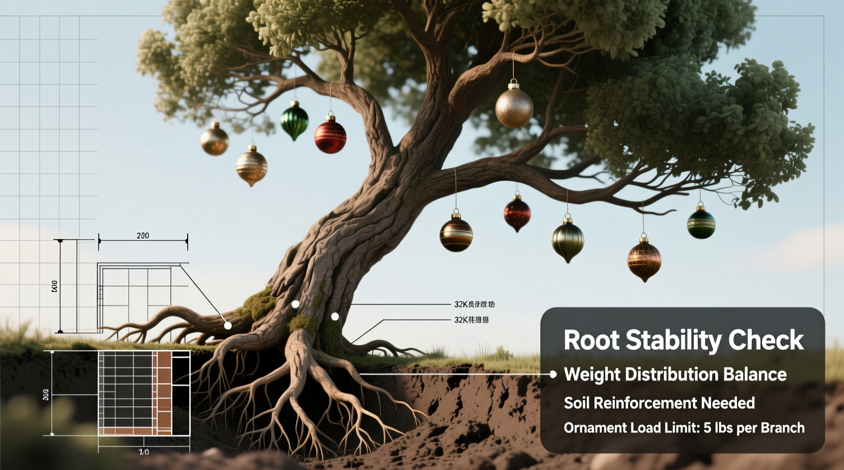 why does my tree tip over when i hang heavy ornaments stability solutions