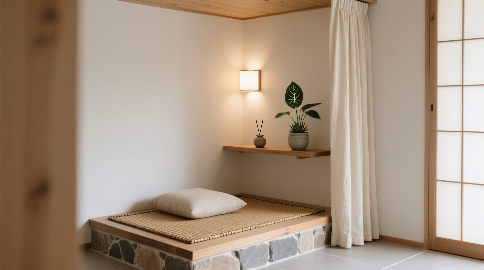 how to build a home meditation corner in under 10 square feet