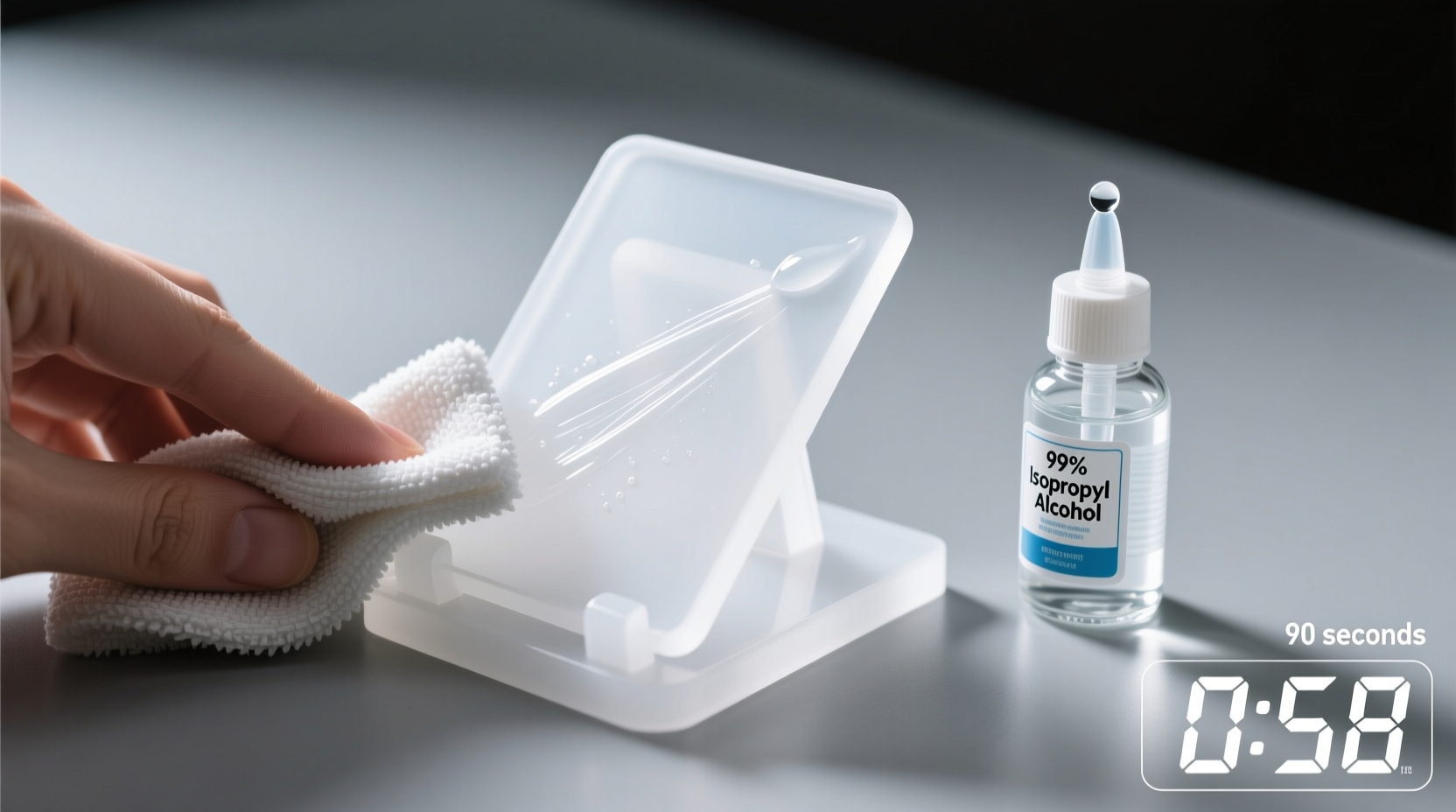 clean silicone anime stands without clouding