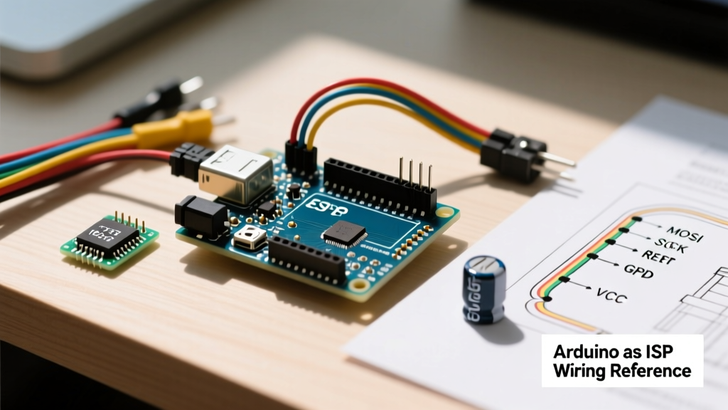 Using Arduino as an ISP: Quick FAQ & Wiring Reference
