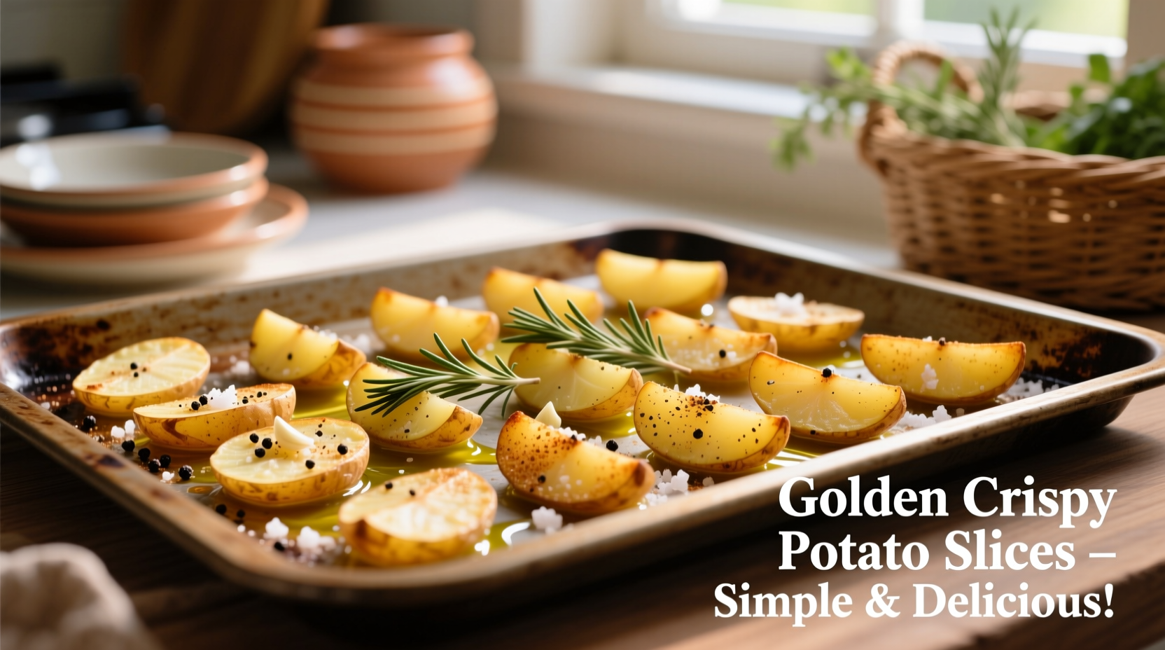 Perfect Crispy Potato Slices Recipe in 30 Minutes