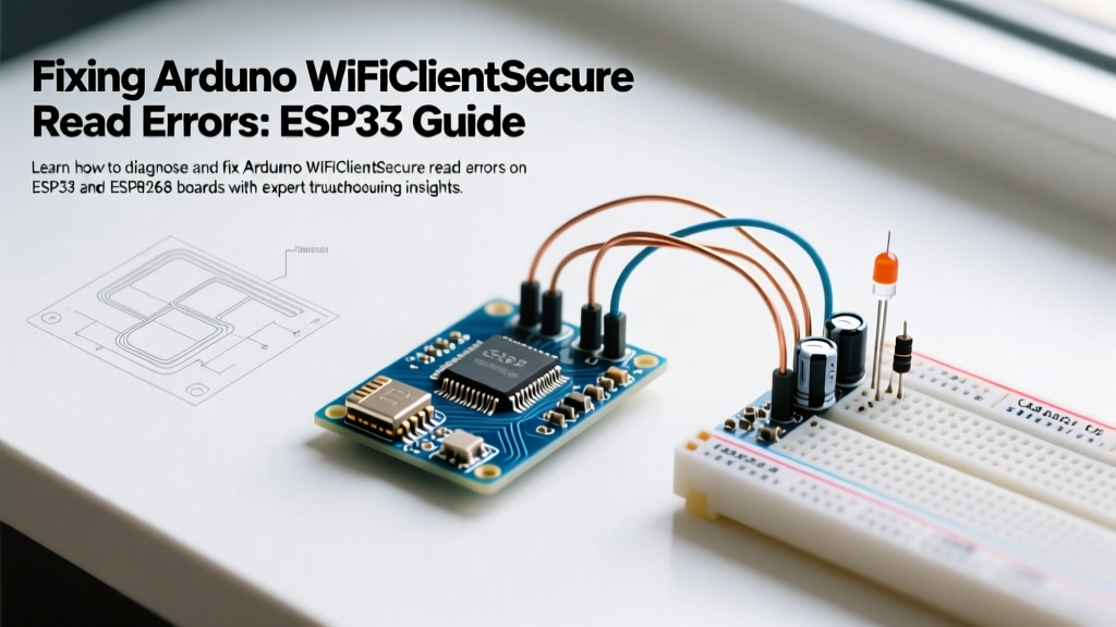 Fixing Arduino WiFiClientSecure Read Errors: ESP32 Guide