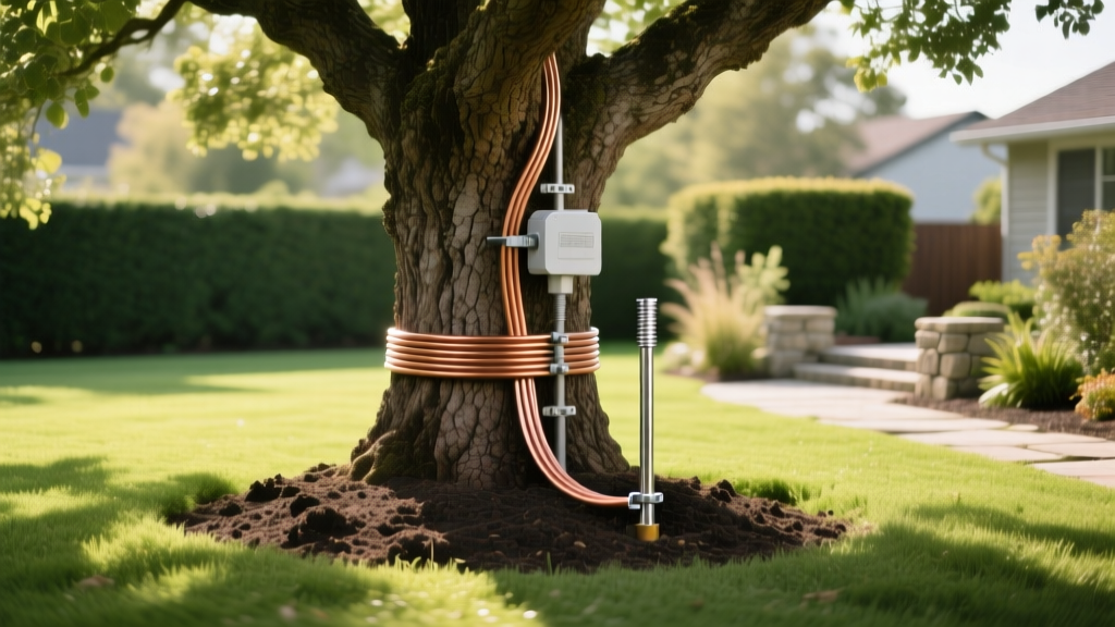 How to Choose & Install Lightning Protection Systems for Large Trees