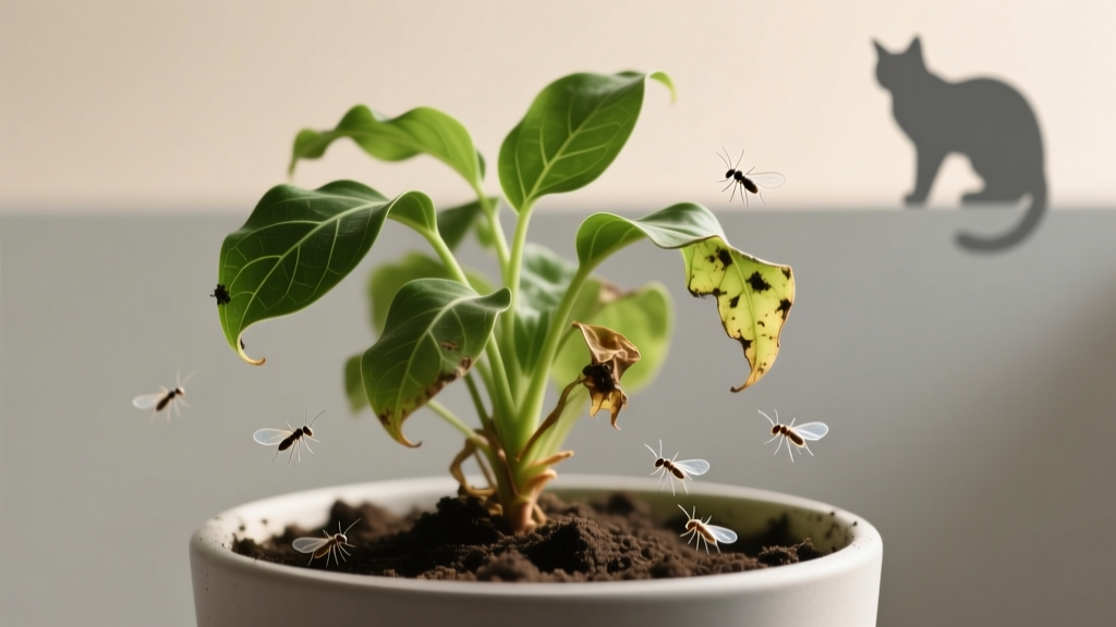 Cat-Safe Fungus Gnat Control: 5 Vet-Approved Methods