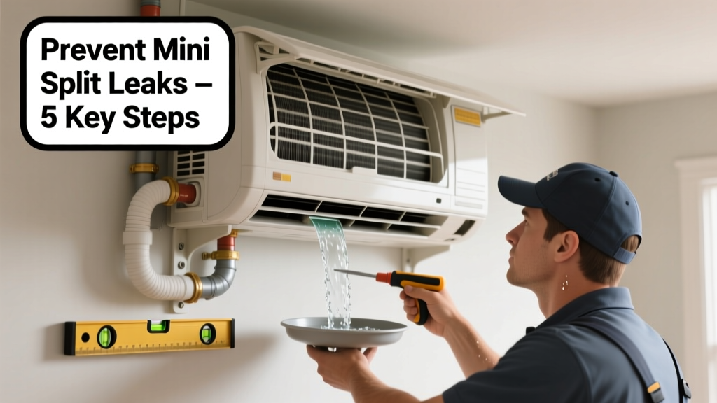 How to Prevent Mini Split Leaking Water Indoors