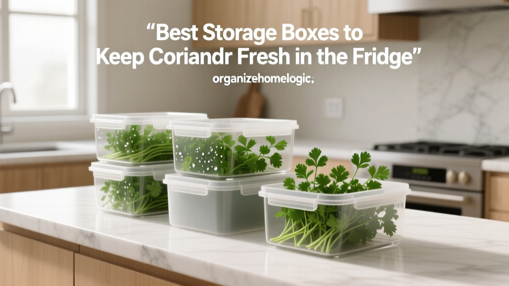 Best Storage Boxes to Keep Coriander Fresh in the Fridge