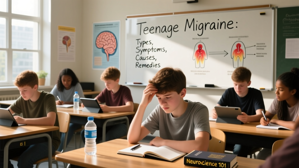 Teenage Migraines: Types, Symptoms, Causes, and Evidence-Based Remedies