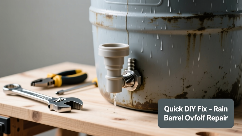 Replace Rain Barrel Overflow Part: Quick DIY Fix