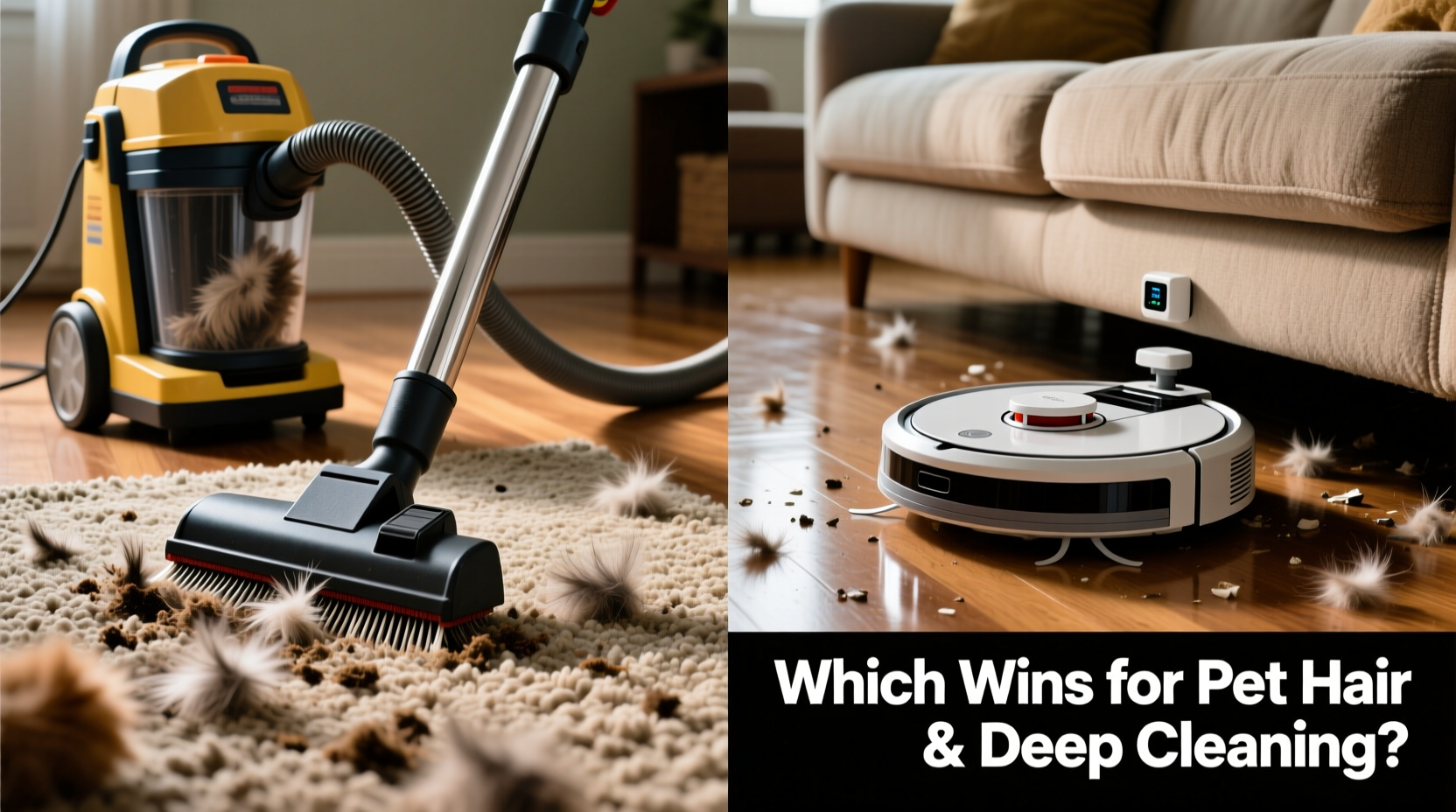 corded vacuum vs robot vacuum which one truly wins for pet hair and deep cleaning