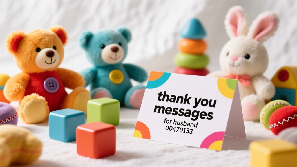 Thoughtful, Safe, and Age-Appropriate Thank-You Messages for Husbands: A Child Safety and Toy Industry Perspective