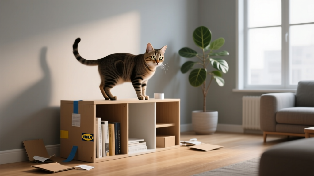 Do Cats Behavior Change IKEA? Yes