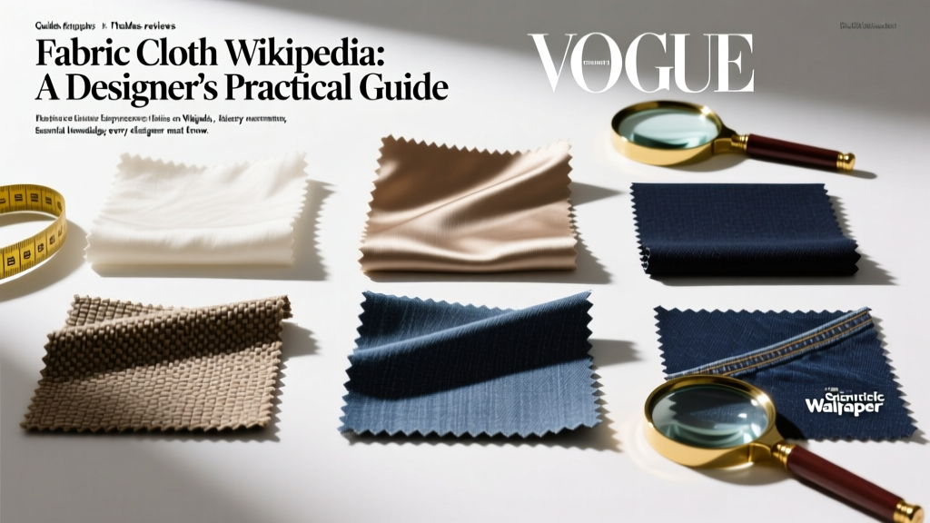 Fabric Cloth Wikipedia: A Designer’s Practical Guide