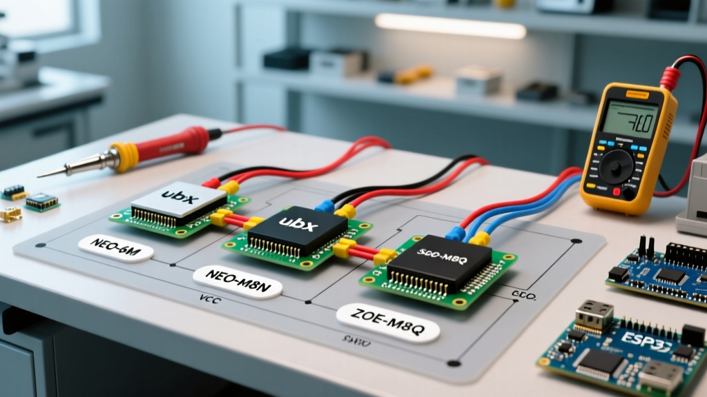 Arduino GPS Module Compatibility: NEO-6M vs NEO-M8N Wiring