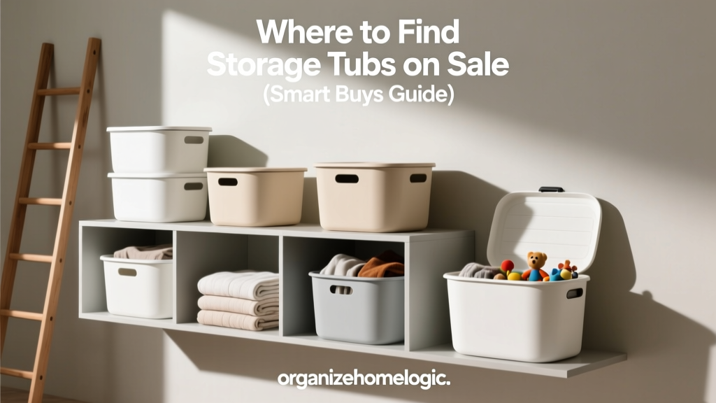 Where to Find Storage Tubs on Sale (Smart Buys Guide)