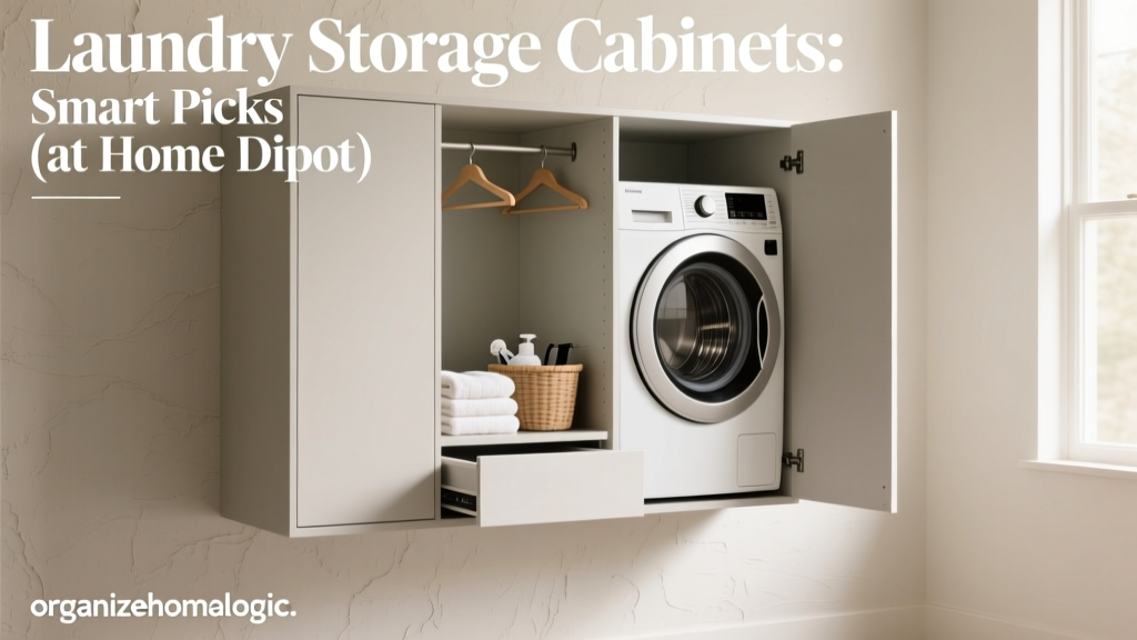 Laundry Storage Cabinets: Smart Picks at Home Depot