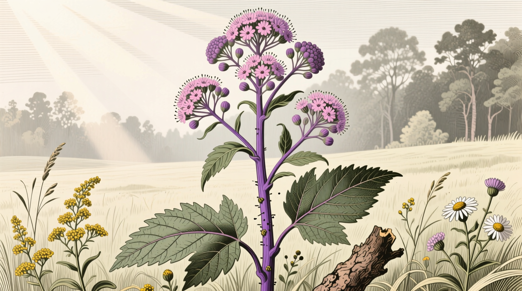joe pye weed eupatorium purpureum