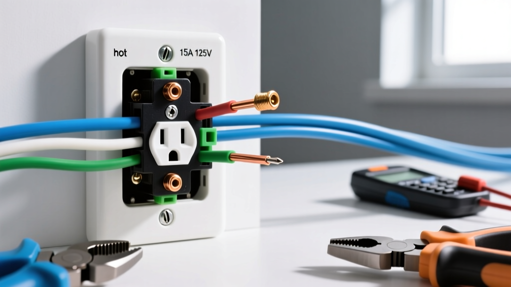 How to Wire a 15A 125V Outlet: Step-by-Step NEC-Compliant Guide