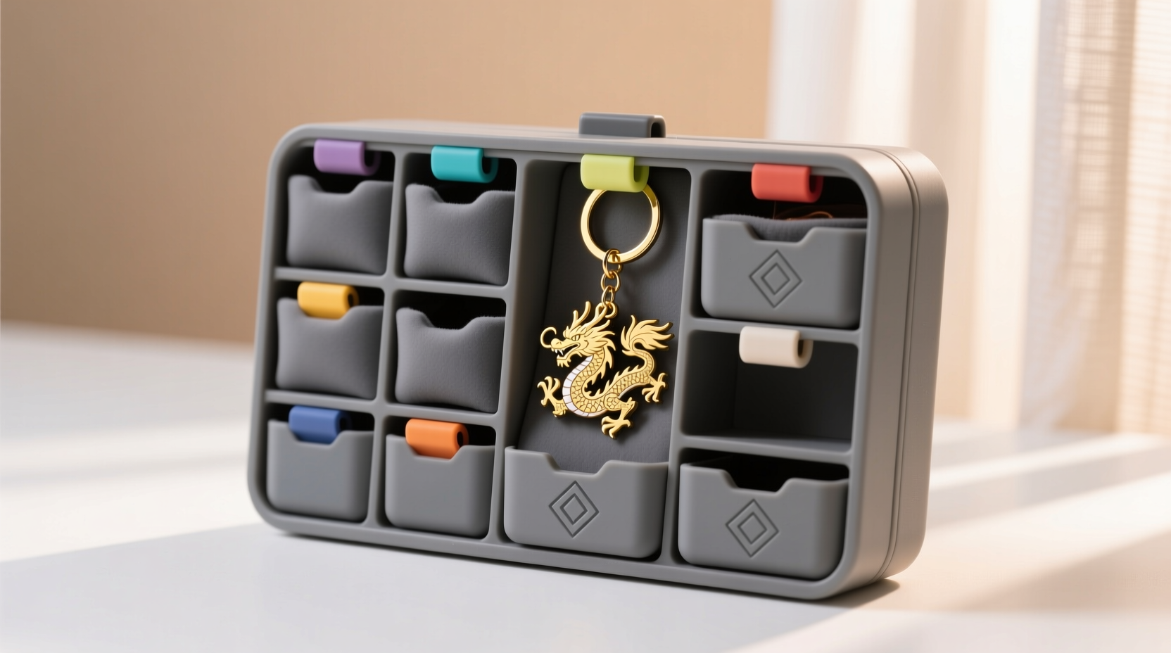 anime keychain storage closet organization tips