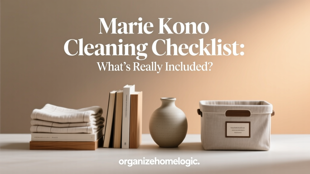 Marie Kondo Cleaning Checklist: What’s Really Included?