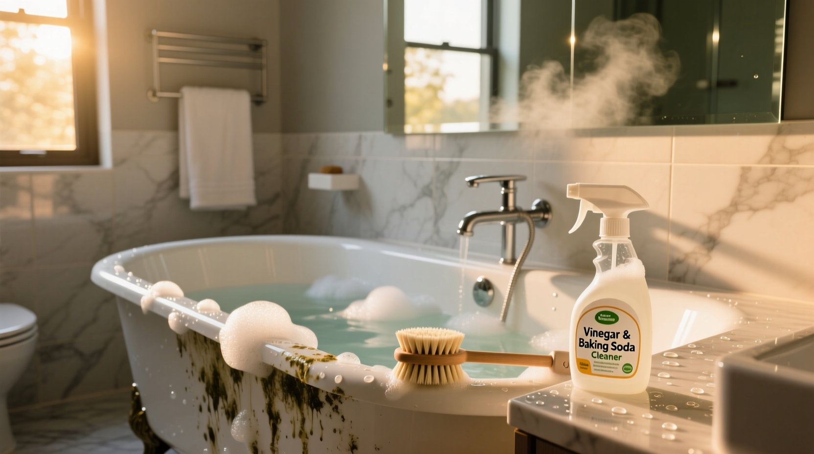 bathtub cleaning hack