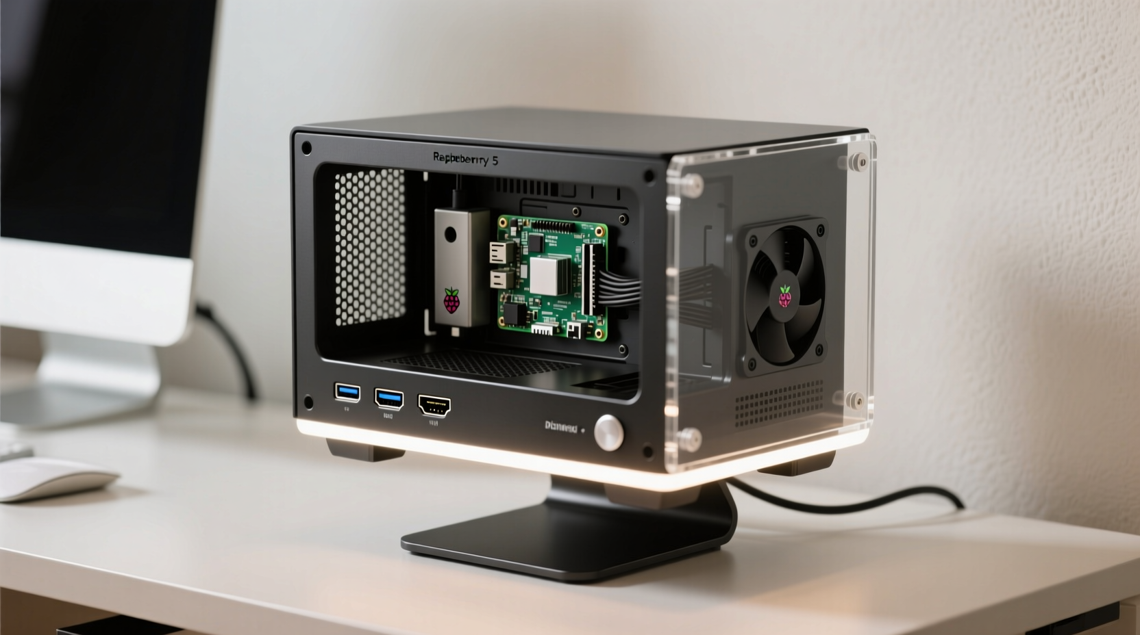 build an all in one desktop case for a raspberry pi