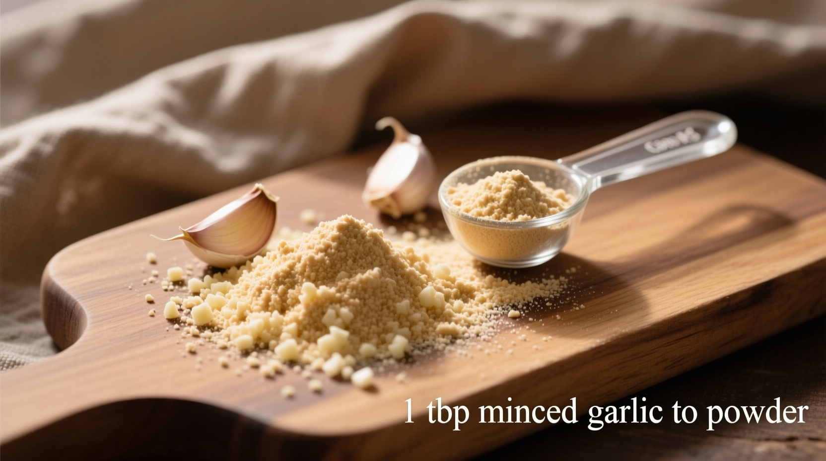 1 Tablespoon Minced Garlic to Powder: Exact Conversion Guide