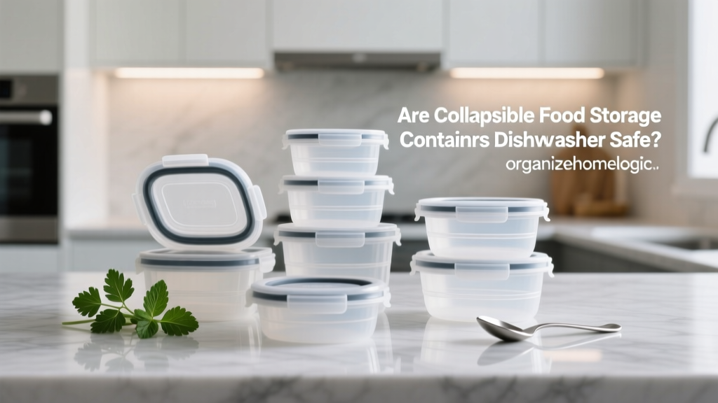 Are Collapsible Food Storage Containers Dishwasher Safe?