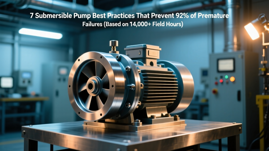 7 Submersible Pump Best Practices to Prevent Failure