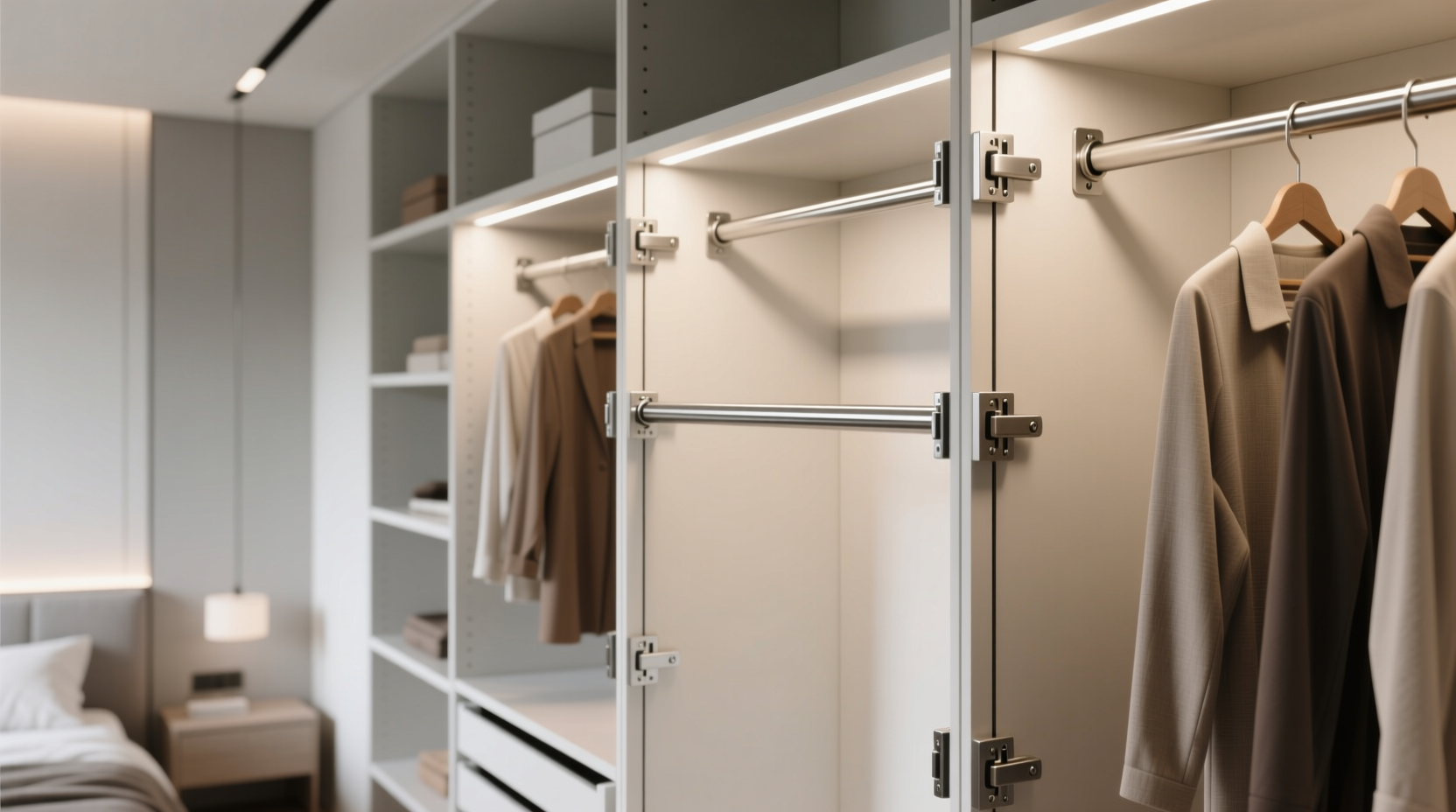 Adjustable vs Fixed Closet Rods: Which Wins?