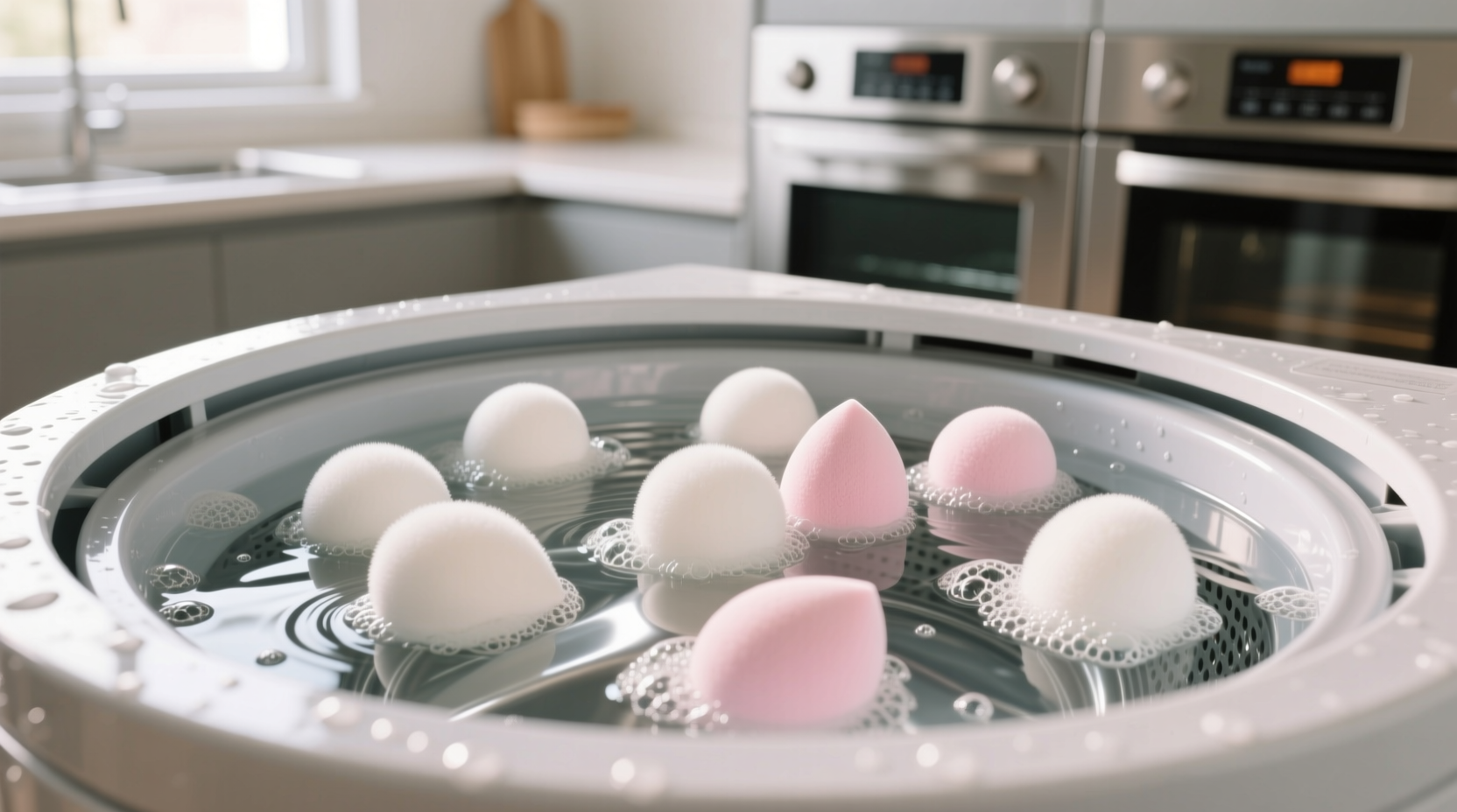 how to wash makeup sponges in laundry safely