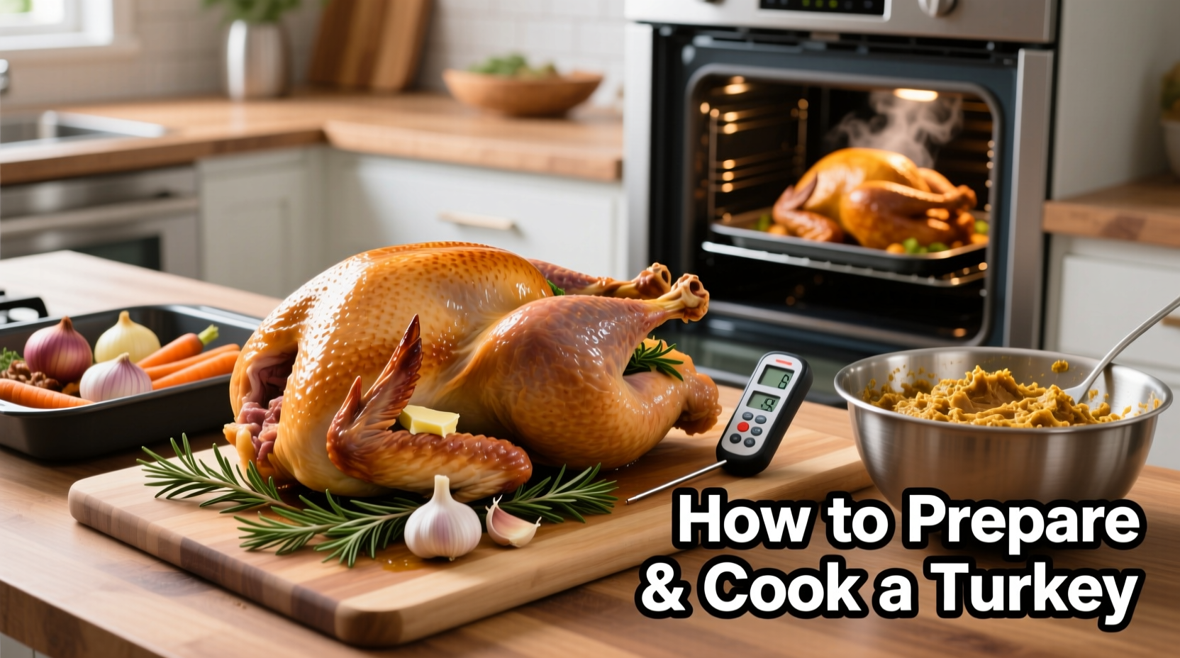 how to prepare and cook a turkey