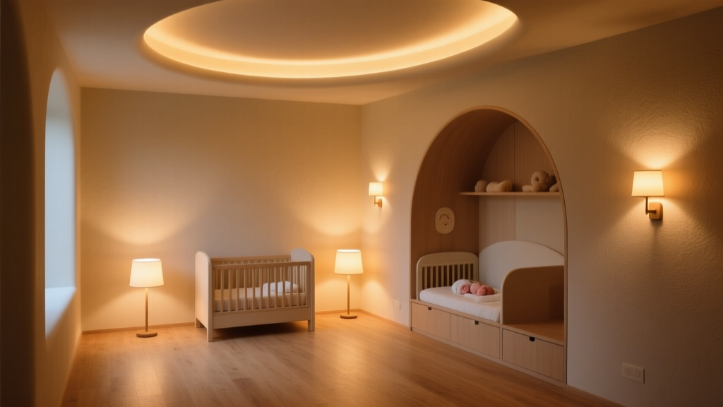 Nursery Lighting: Circadian-Supportive 2200K Amber LEDs