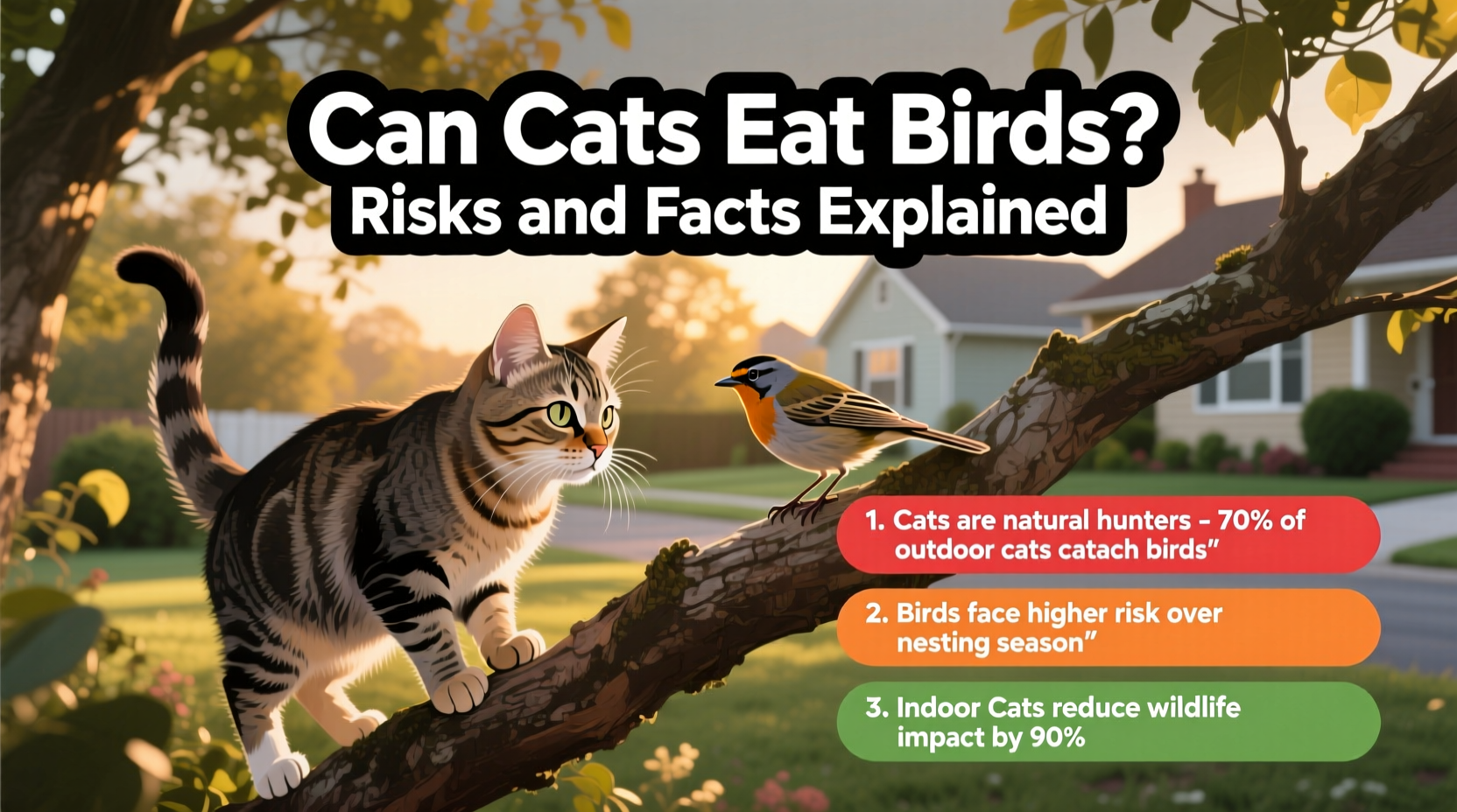 can cats eat birds