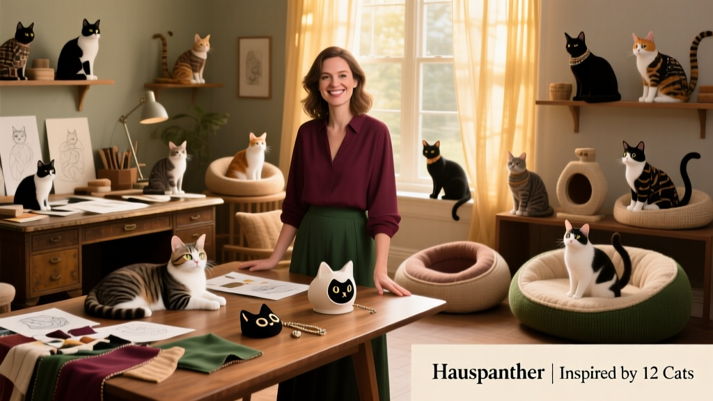 Kate Benjamin Finds Inspo for Her Hauspanther Cat Products in Her 12—Yes 12—Cats