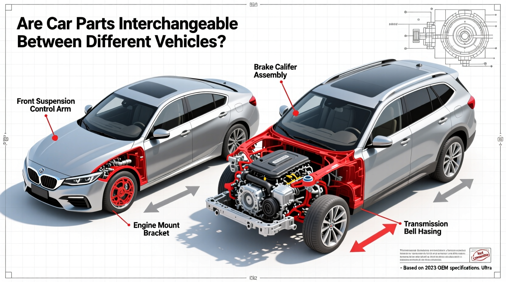 are car parts interchangeable