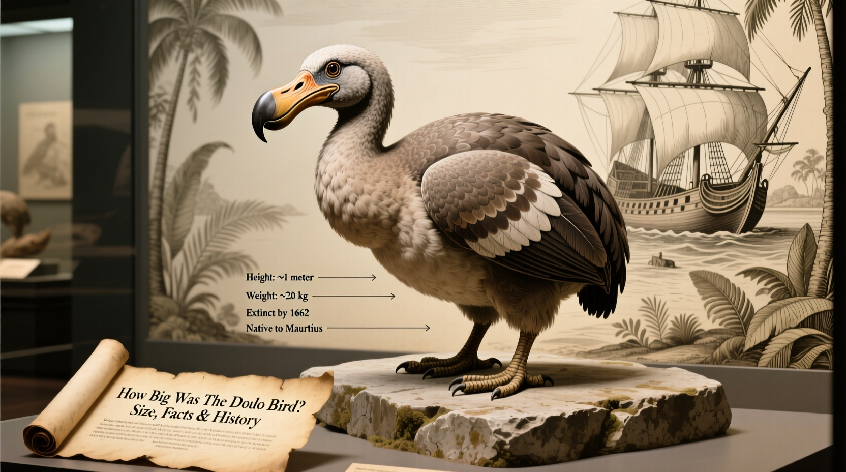 how big is a dodo bird