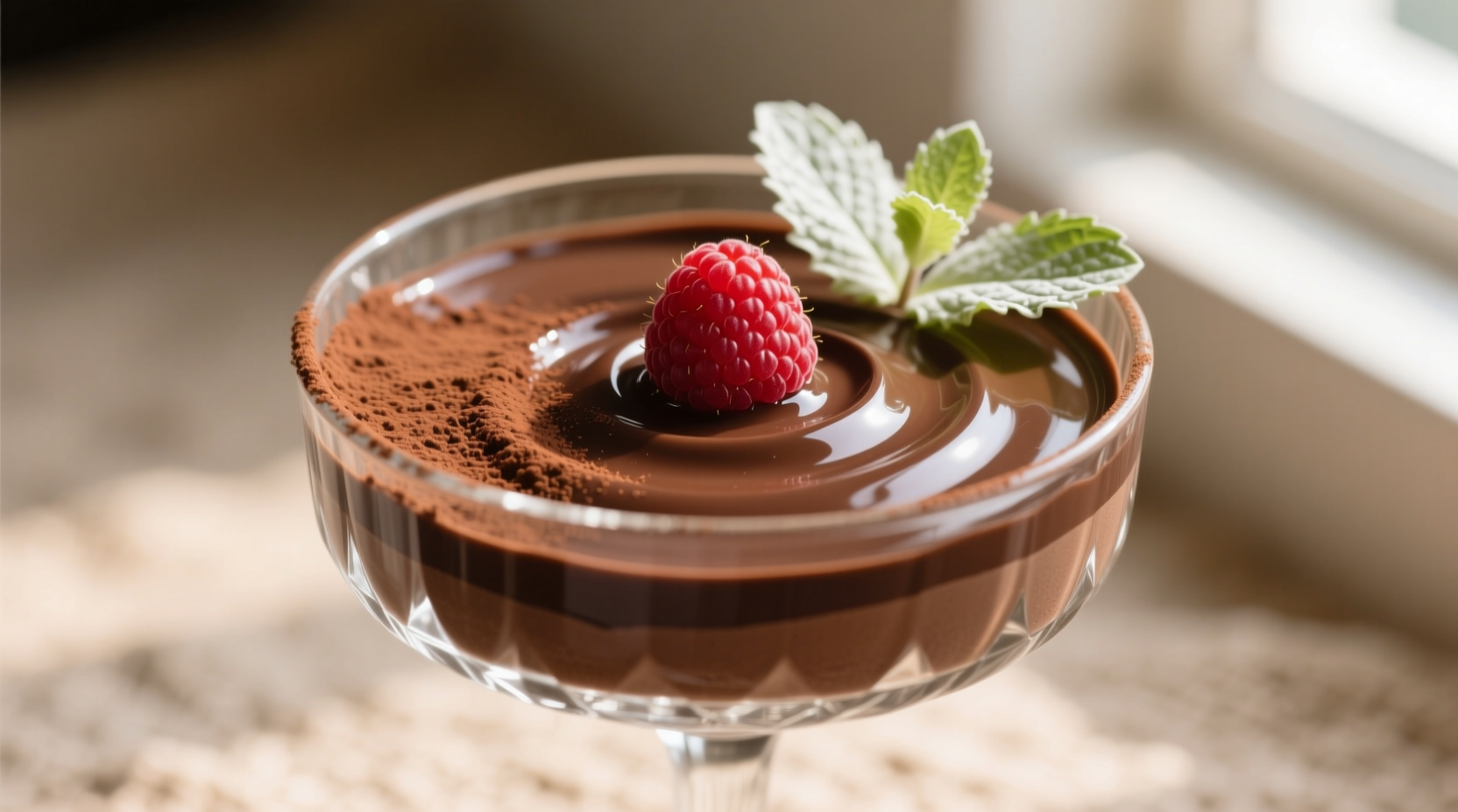 eggless chocolate mousse