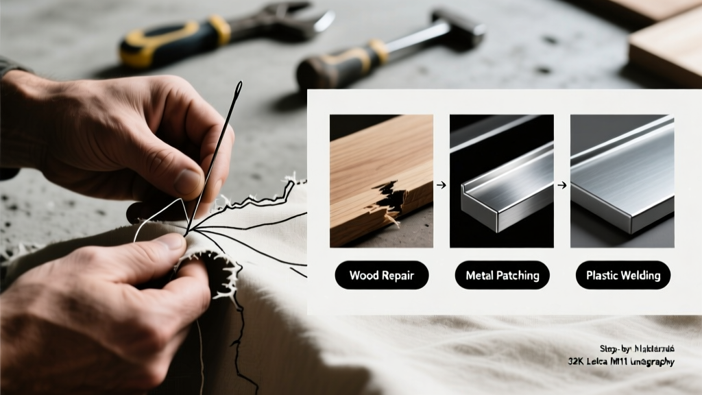 How to Repair Materials: Wood, Metal, Concrete