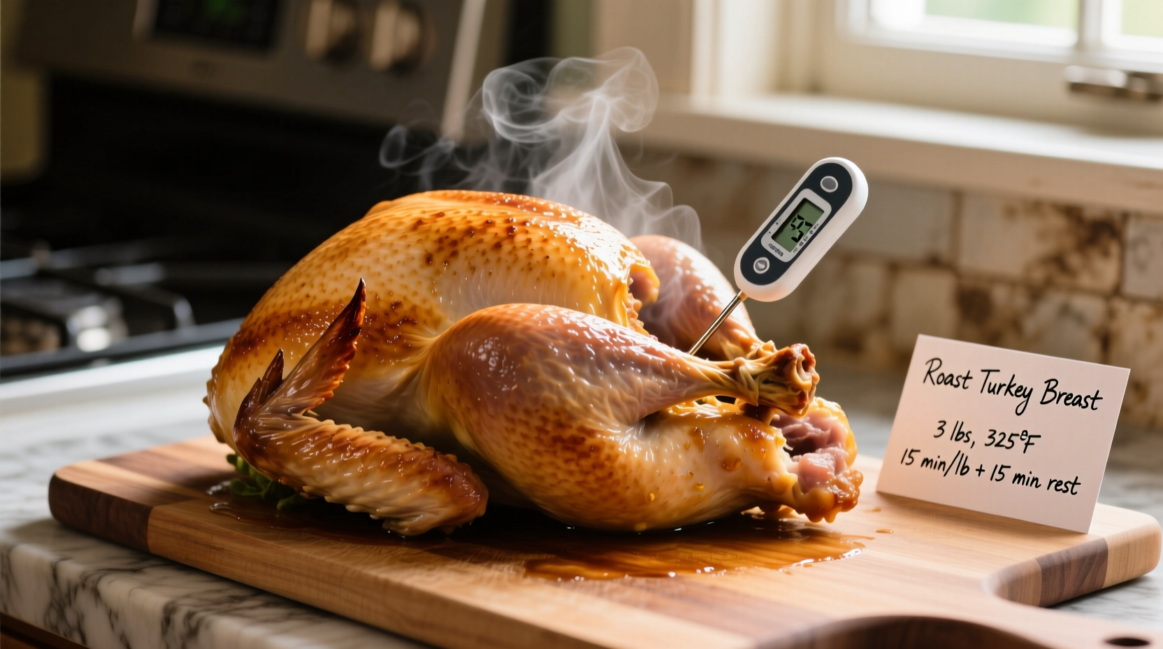how long to cook a 3 lb turkey breast