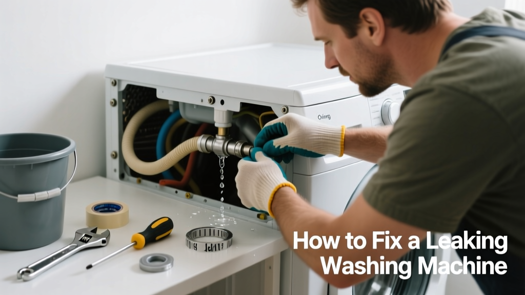 How to Fix a Leaking Washing Machine at Home