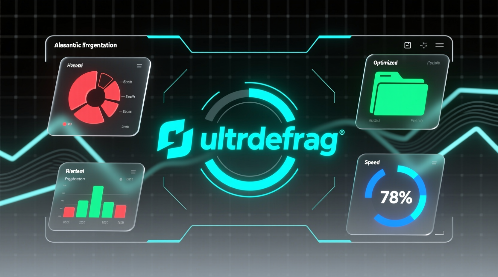 ultradefrag is a portable and open source disk defragme